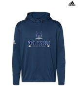 Del Valle HS Track and Field Stacked - Adidas Men's Hooded Sweatshirt