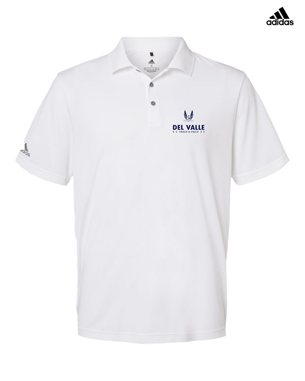 Del Valle HS Track and Field Stacked - Adidas Men's Performance Polo