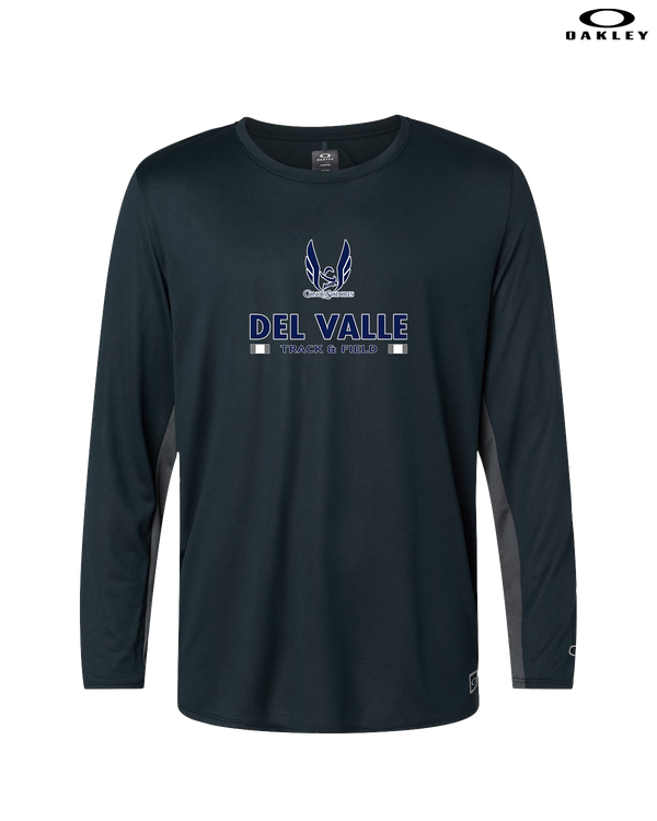 Del Valle HS Track and Field Stacked - Oakley Hydrolix Long Sleeve