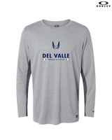 Del Valle HS Track and Field Stacked - Oakley Hydrolix Long Sleeve