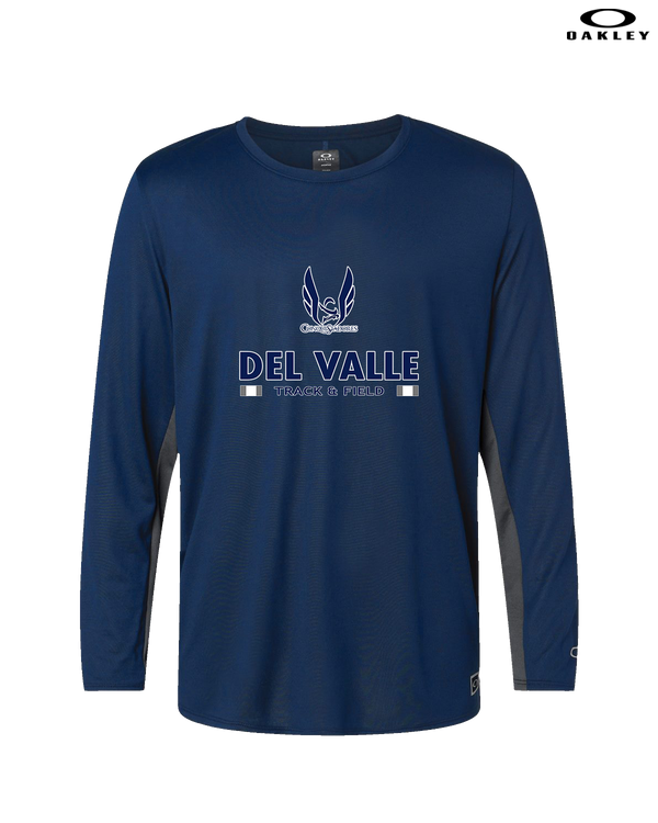 Del Valle HS Track and Field Stacked - Oakley Hydrolix Long Sleeve