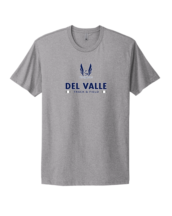 Del Valle HS Track and Field Stacked - Select Cotton T-Shirt