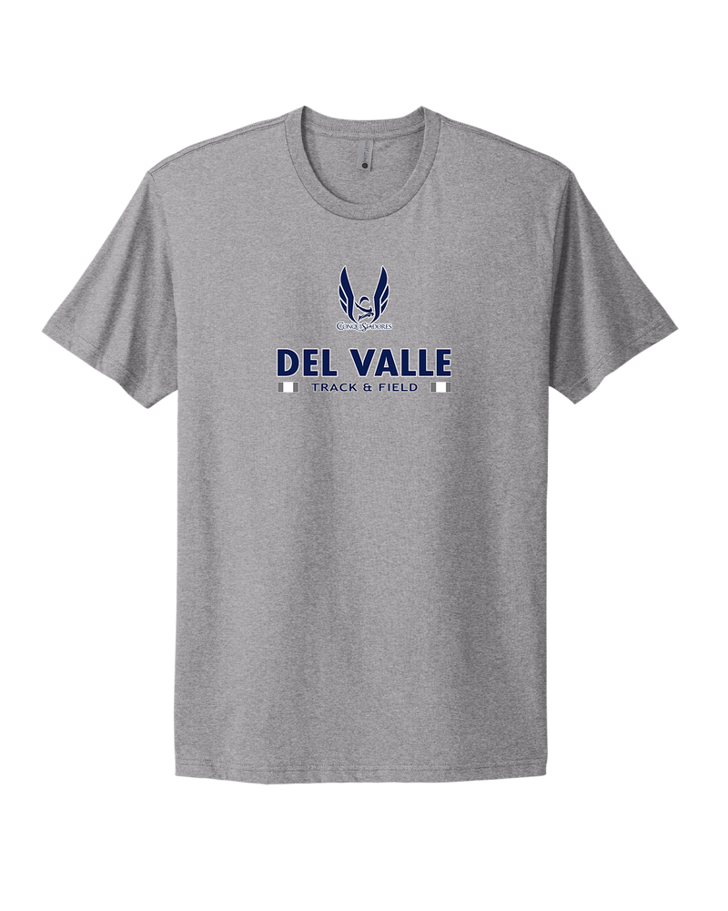 Del Valle HS Track and Field Stacked - Select Cotton T-Shirt