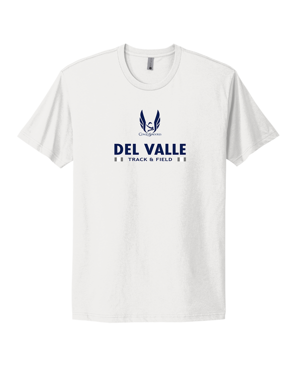 Del Valle HS Track and Field Stacked - Select Cotton T-Shirt