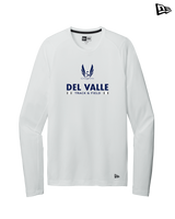 Del Valle HS Track and Field Stacked - New Era Long Sleeve Crew