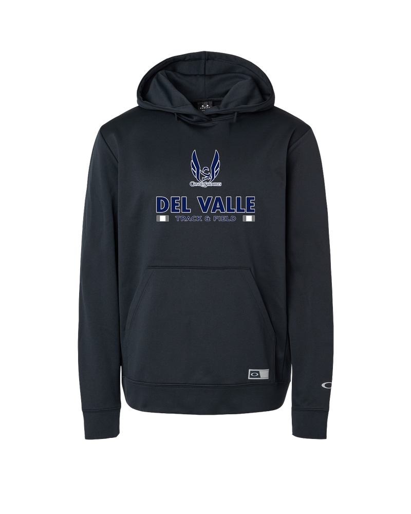 Del Valle HS Track and Field Stacked - Oakley Hydrolix Hooded Sweatshirt
