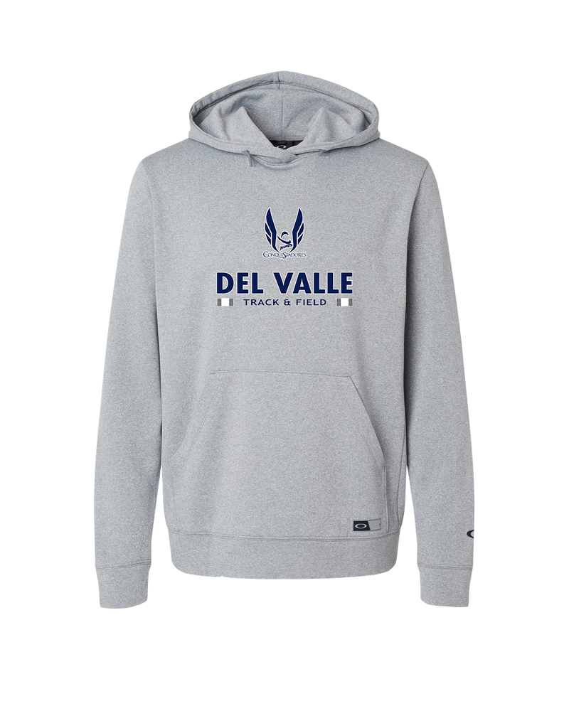 Del Valle HS Track and Field Stacked - Oakley Hydrolix Hooded Sweatshirt