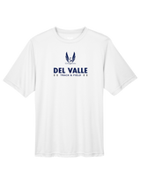 Del Valle HS Track and Field Stacked - Performance T-Shirt