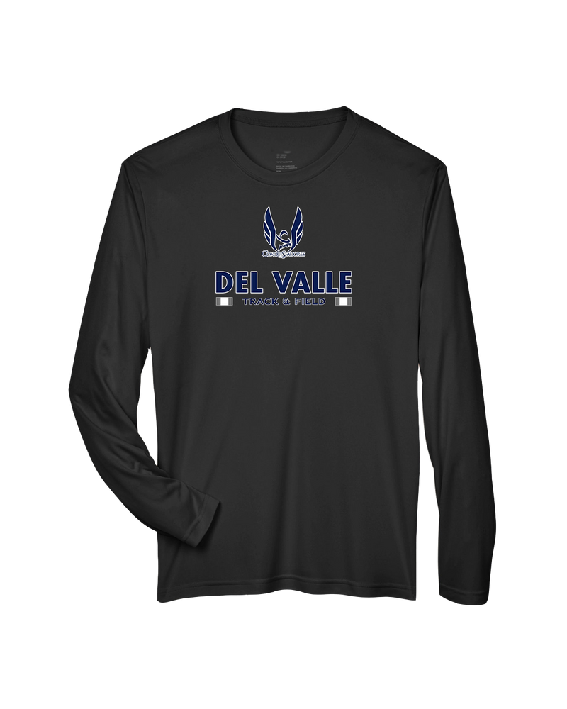 Del Valle HS Track and Field Stacked - Performance Long Sleeve