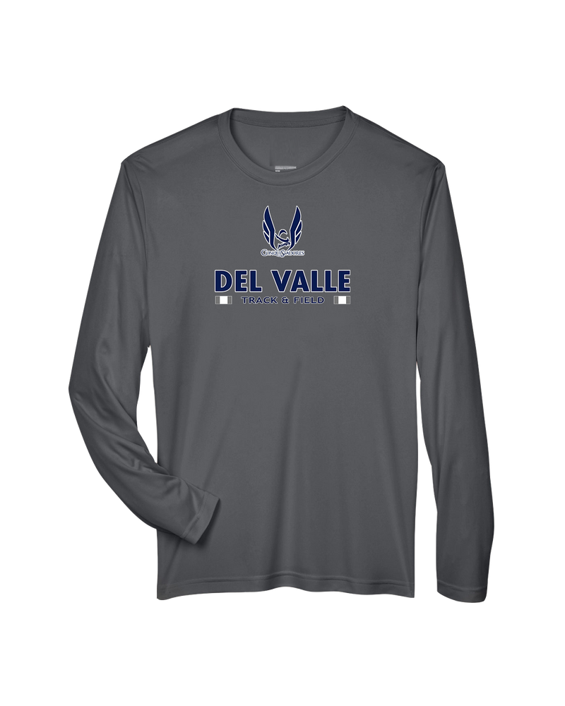 Del Valle HS Track and Field Stacked - Performance Long Sleeve