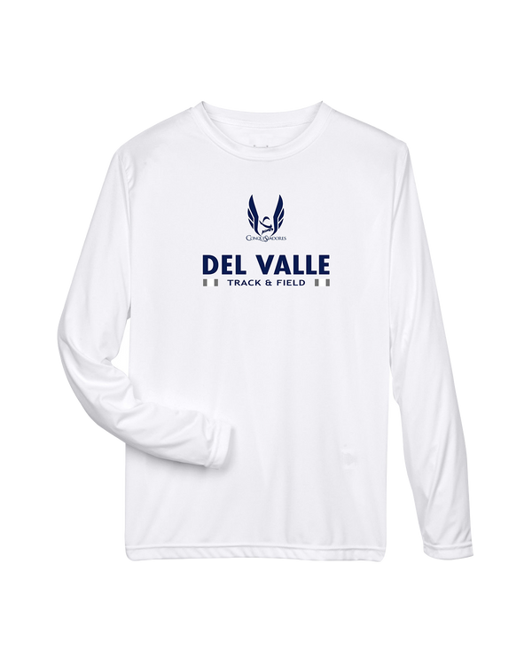 Del Valle HS Track and Field Stacked - Performance Long Sleeve