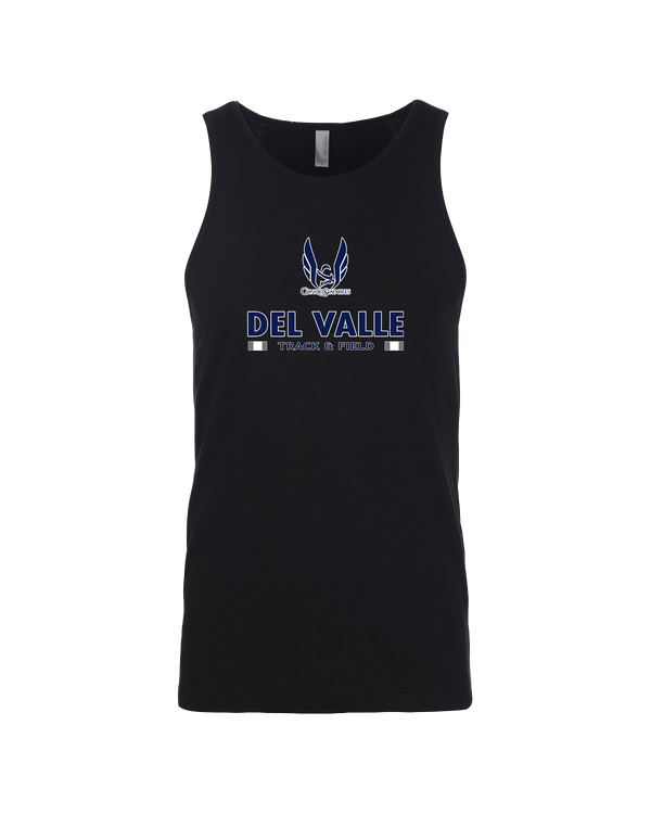 Del Valle HS Track and Field Stacked - Mens Tank Top