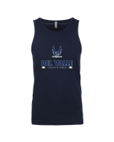 Del Valle HS Track and Field Stacked - Mens Tank Top