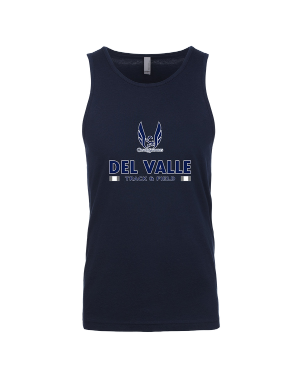 Del Valle HS Track and Field Stacked - Mens Tank Top