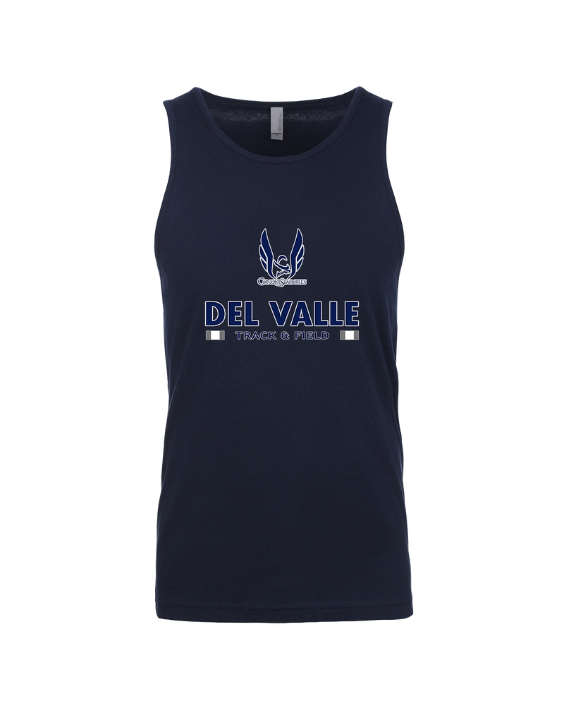 Del Valle HS Track and Field Stacked - Mens Tank Top