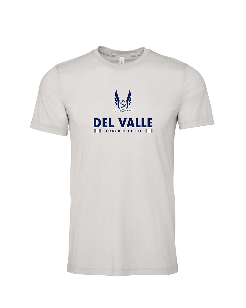Del Valle HS Track and Field Stacked - Mens Tri Blend Shirt