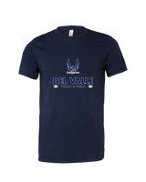 Del Valle HS Track and Field Stacked - Mens Tri Blend Shirt