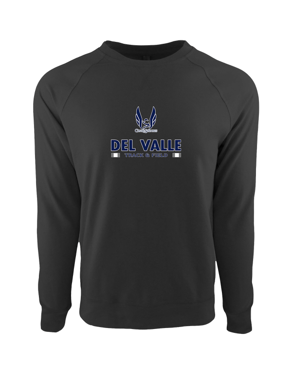 Del Valle HS Track and Field Stacked - Crewneck Sweatshirt