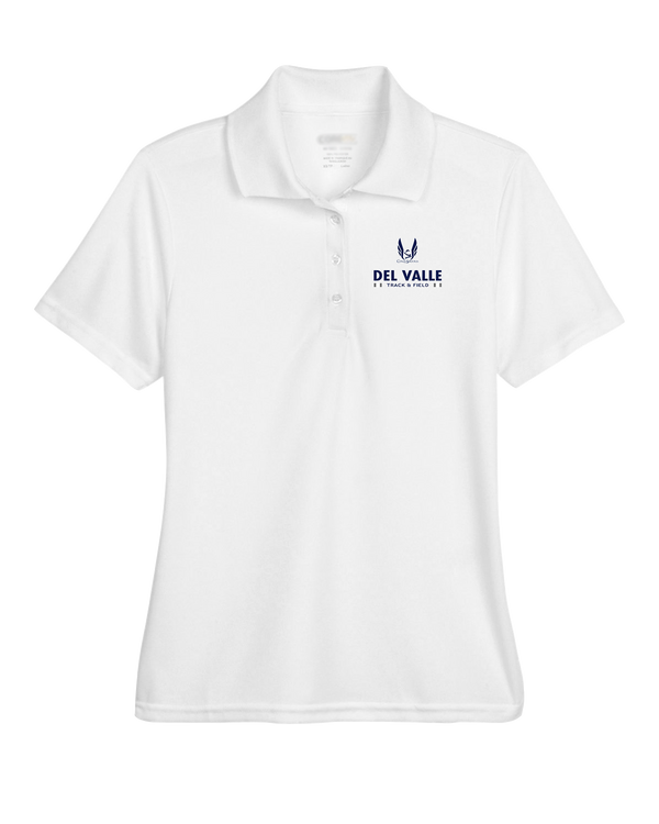 Del Valle HS Track and Field Stacked - Womens Polo
