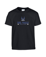 Del Valle HS Track and Field Stacked - Youth T-Shirt