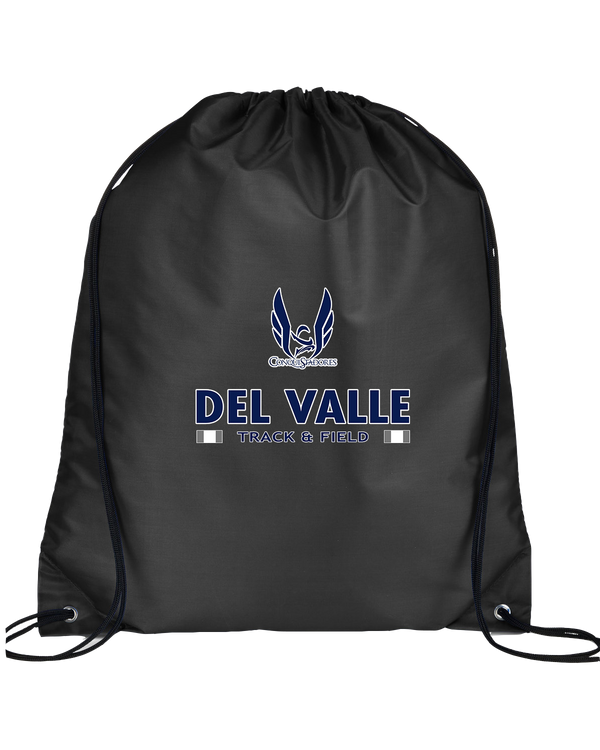 Del Valle HS Track and Field Stacked - Drawstring Bag