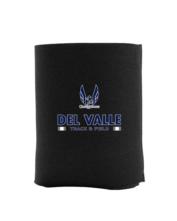 Del Valle HS Track and Field Stacked - Koozie
