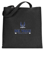 Del Valle HS Track and Field Stacked - Tote Bag