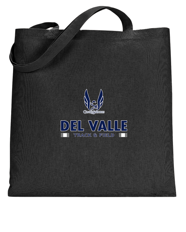 Del Valle HS Track and Field Stacked - Tote Bag