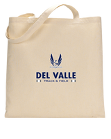Del Valle HS Track and Field Stacked - Tote Bag