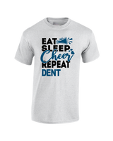 Dent Middle School Eat Sleep Cheer - Cotton T-Shirt