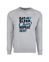Dent Middle School Eat Sleep Cheer - Crewneck Sweatshirt
