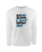 Dent Middle School Eat Sleep Cheer - Crewneck Sweatshirt
