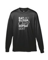 Dent Middle School Eat Sleep Cheer - Performance Long Sleeve