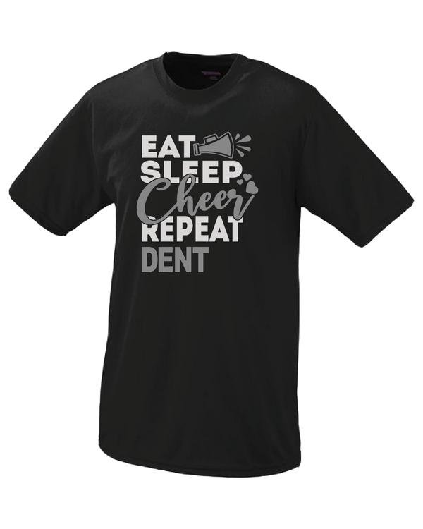 Dent Middle School Eat Sleep Cheer - Performance T-Shirt