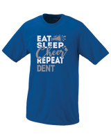 Dent Middle School Eat Sleep Cheer - Performance T-Shirt