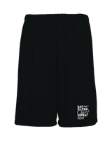 Dent Middle School Eat Sleep Cheer - 7" Training Shorts