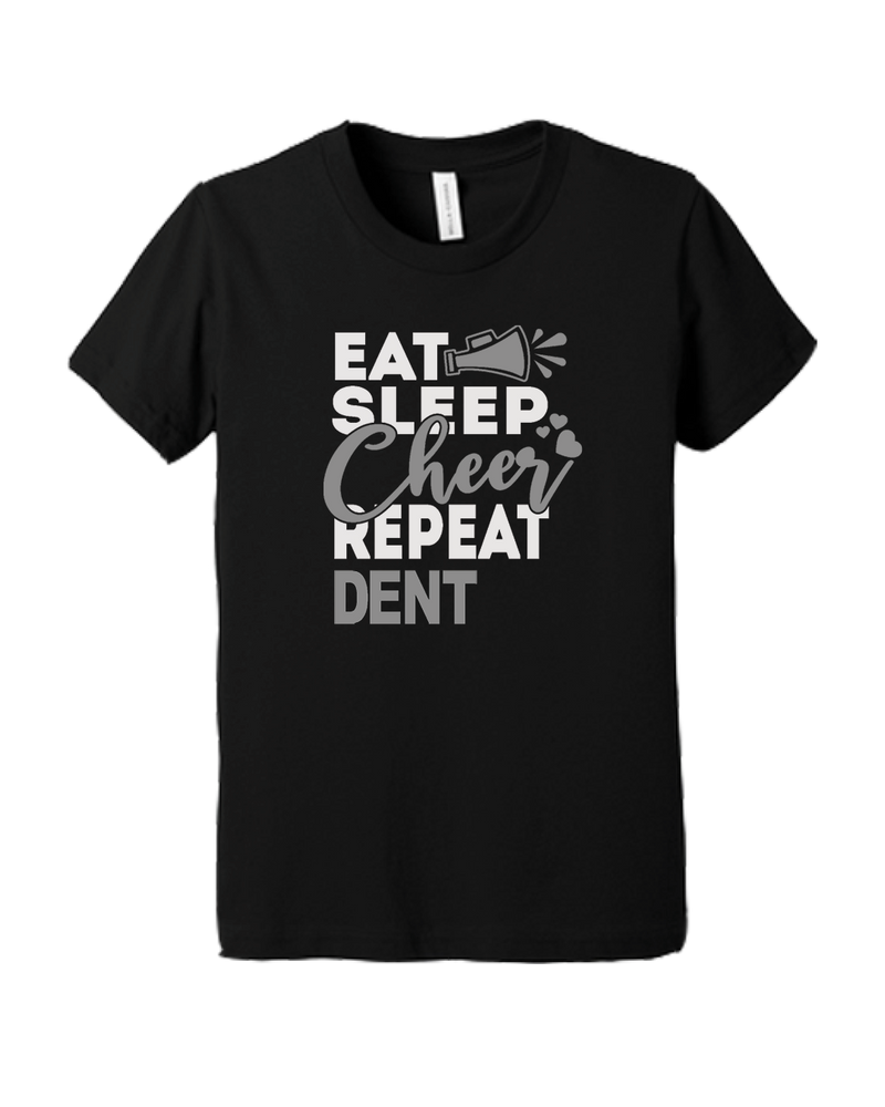 Dent Middle School Eat Sleep Cheer - Youth T-Shirt