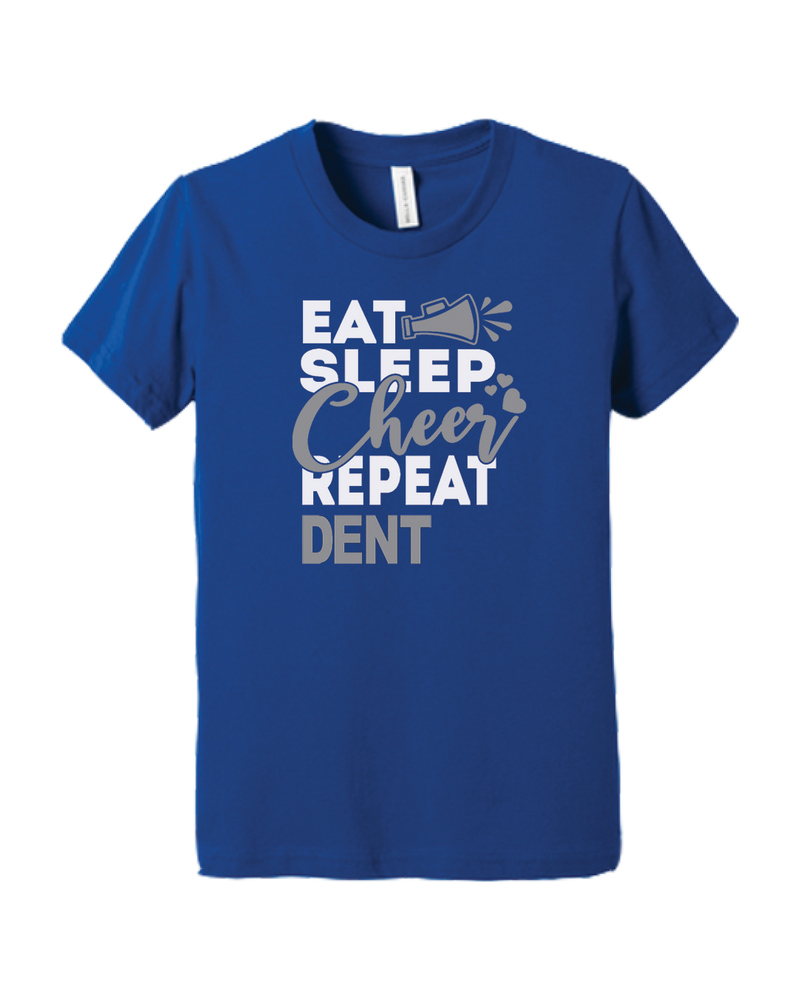 Dent Middle School Eat Sleep Cheer - Youth T-Shirt