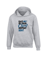 Dent Middle School Eat Sleep Cheer - Youth Hoodie