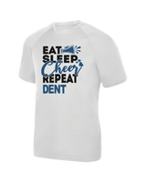 Dent Middle School Eat Sleep Cheer - Youth Performance T-Shirt