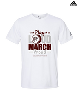Desert View HS Band Play Loud - Mens Adidas Performance Shirt
