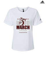 Desert View HS Band Play Loud - Womens Adidas Performance Shirt