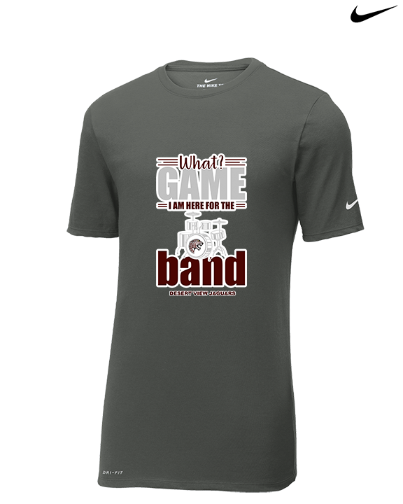 Desert View HS Band What Game - Mens Nike Cotton Poly Tee