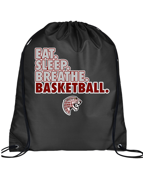 Desert View HS Boys Basketball Eat Sleep Breathe - Drawstring Bag