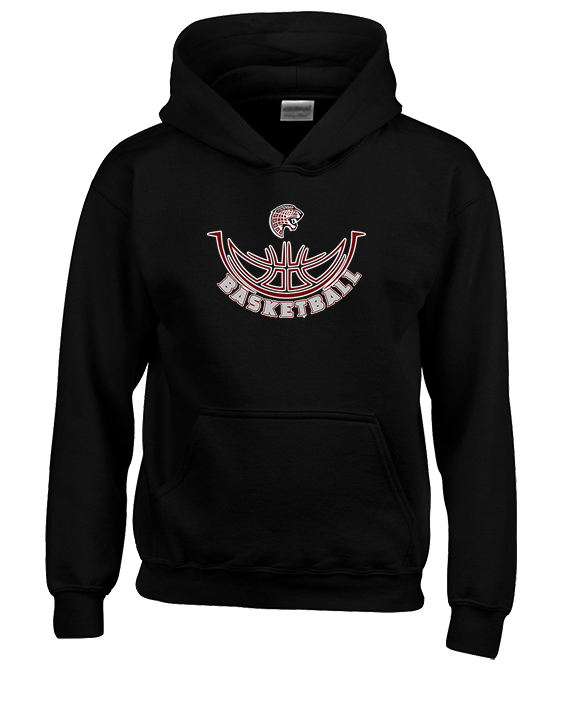 Desert View HS Boys Basketball Outline - Youth Hoodie
