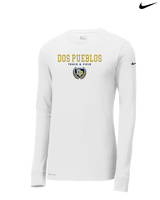 Dos Pueblos HS Track Block - Nike Dri-Fit Poly Long Sleeve