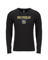 Dos Pueblos HS Track Block - Tri Blend Long Sleeve