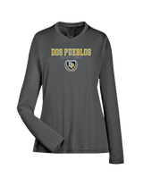 Dos Pueblos HS Track Block - Womens Performance Long Sleeve