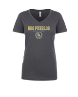 Dos Pueblos HS Track Block - Womens V-Neck