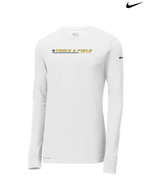 Dos Pueblos HS Track Lines - Nike Dri-Fit Poly Long Sleeve